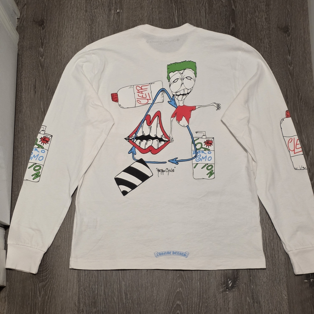 Chrome Hearts X Matty Boy Retrocycle Longsleeve Mens Large